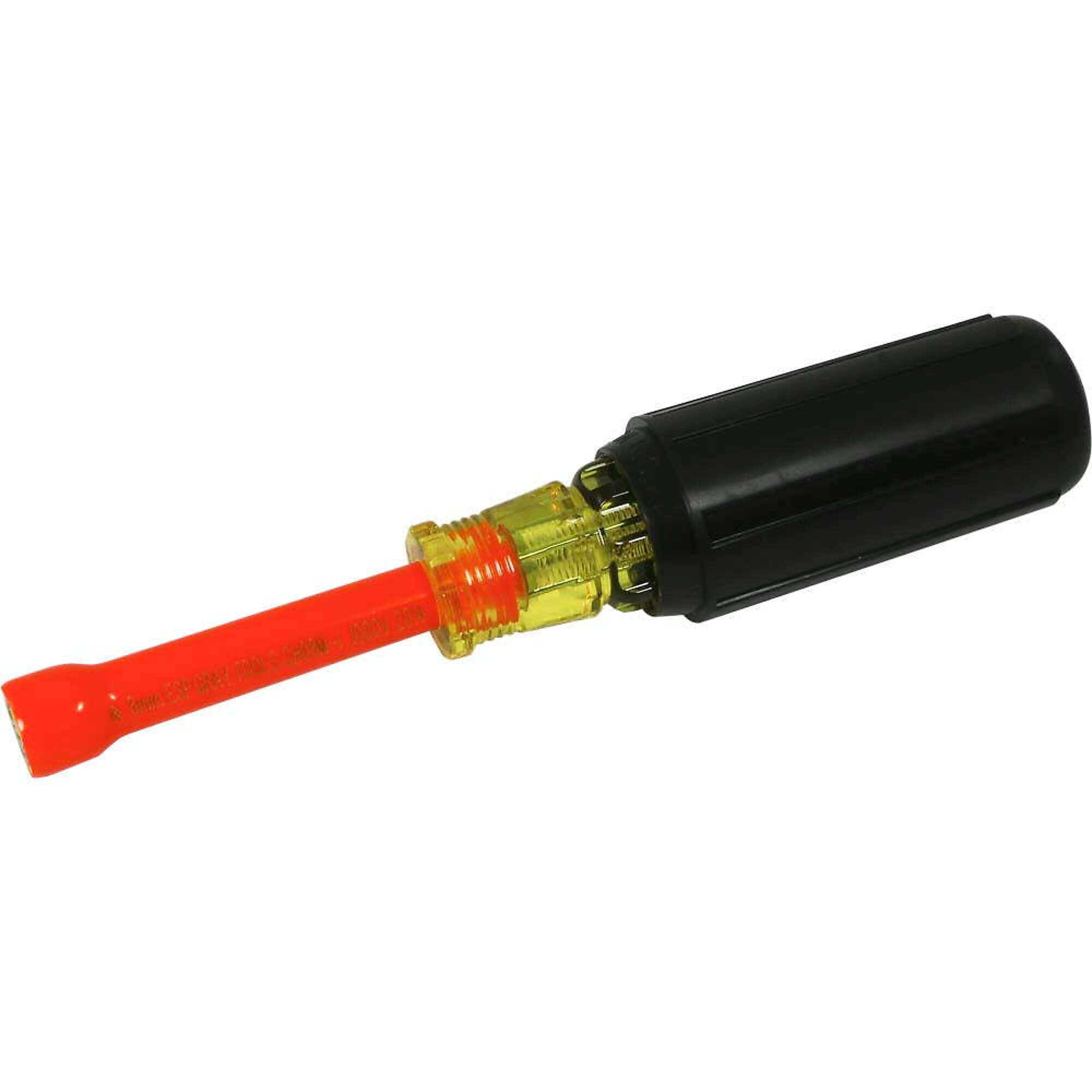Gray Tools 8mm Nut Driver, 6" Long, 1000V Insulated